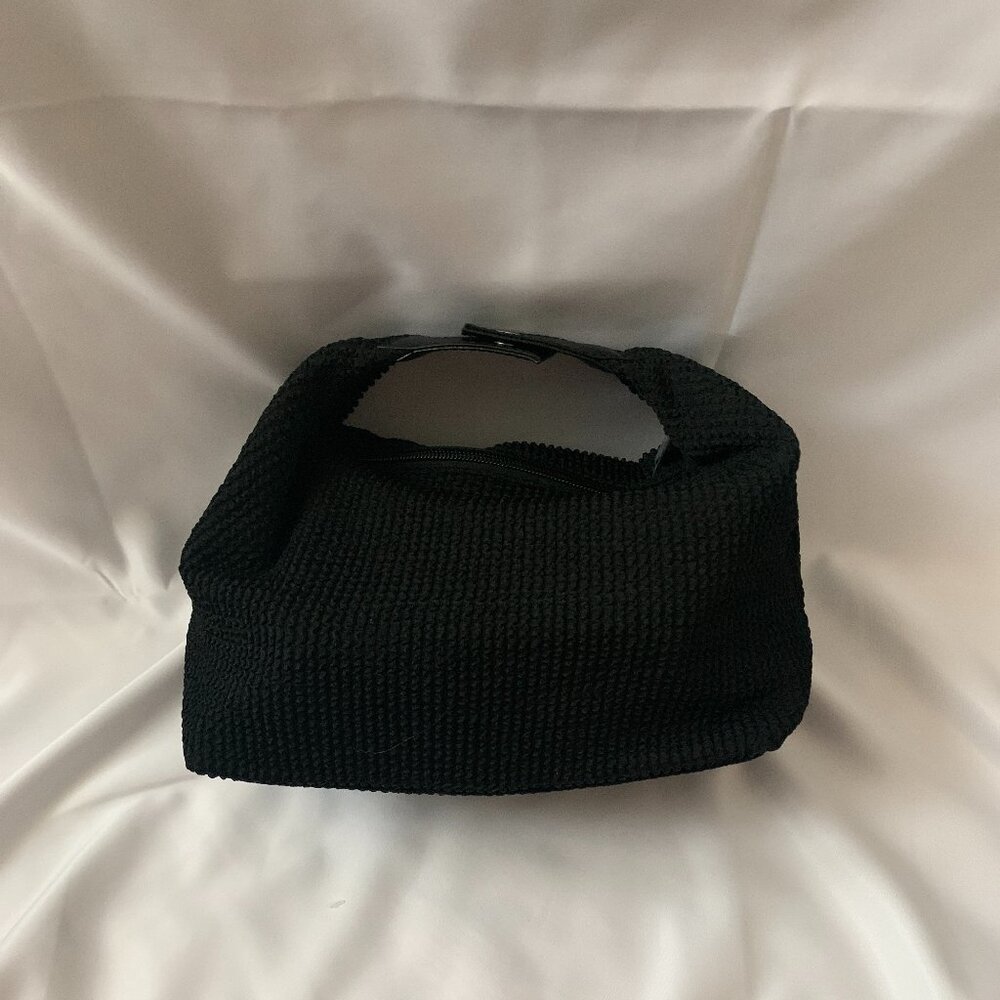 KATE SPADE Crinkle Nylon Cosmetic Case in Black - Picture 3 of 5